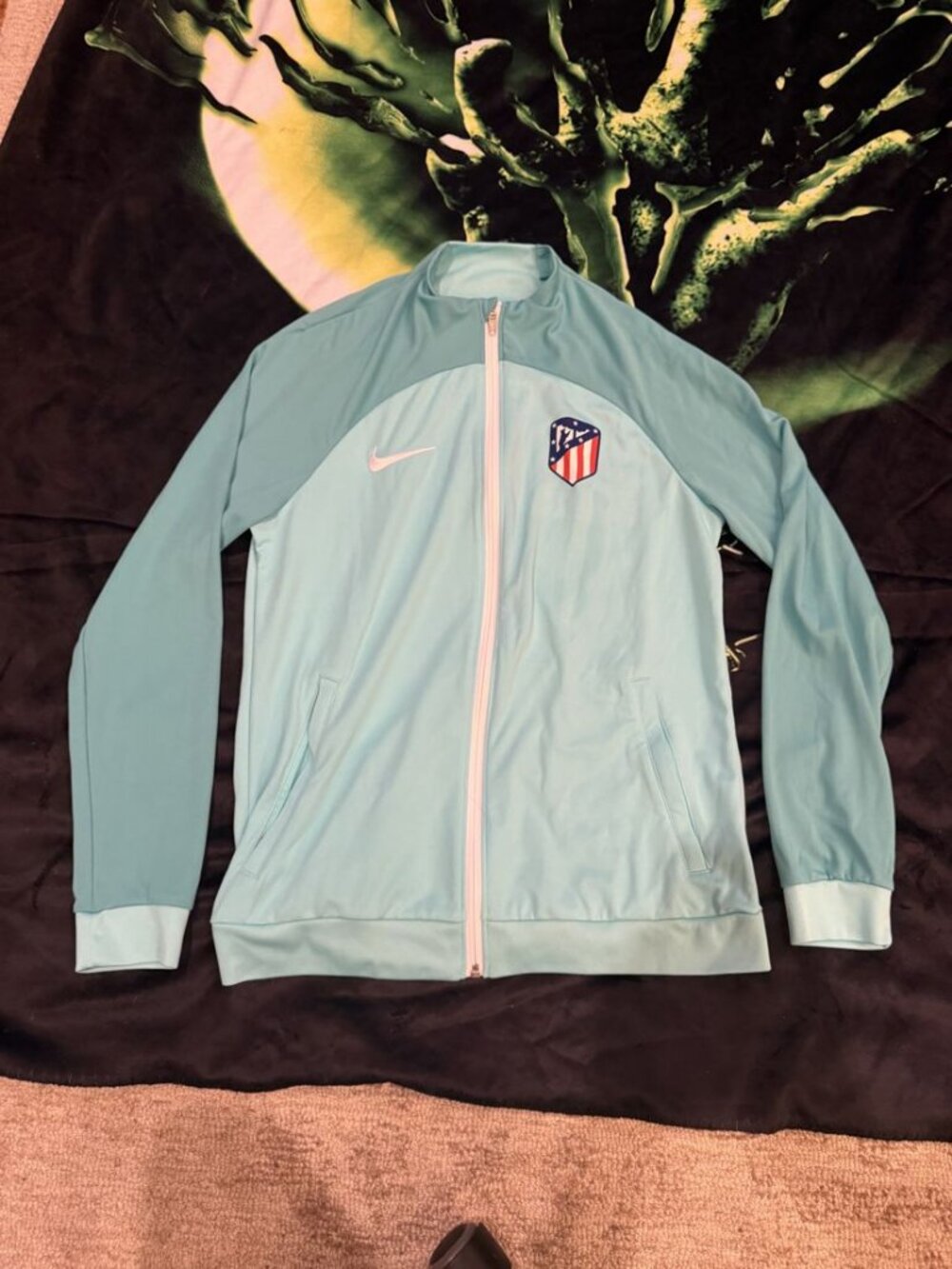 Nike Dri-FIT Mint Zip Track Jacket Atletico Madrid Size M
